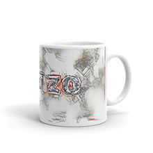 Load image into Gallery viewer, Alonzo Mug Frozen City 10oz left view