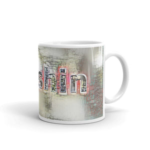 Tenshin Mug Ink City Dream 10oz left view