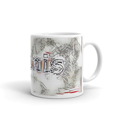 Adonis Mug Frozen City 10oz left view