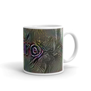 Cairo Mug Dark Rainbow 10oz left view