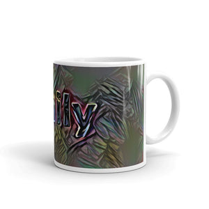 Emily Mug Dark Rainbow 10oz left view