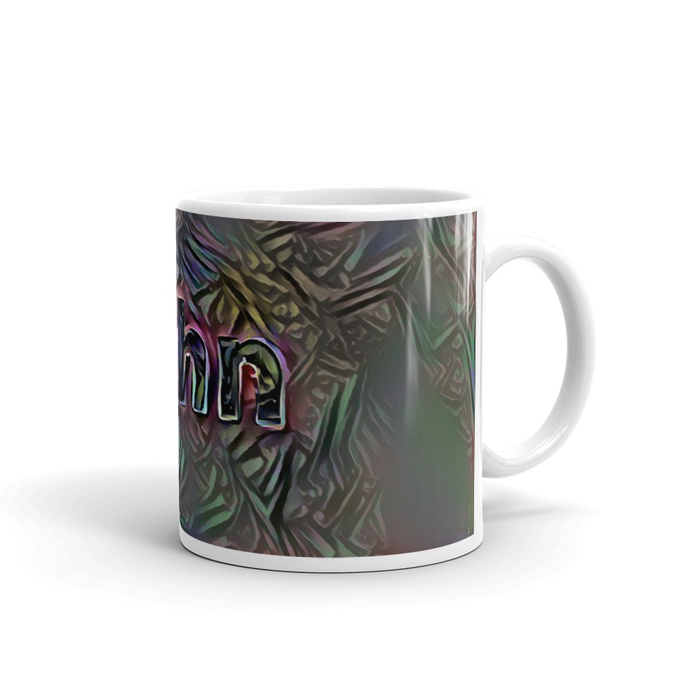 John Mug Dark Rainbow 10oz left view