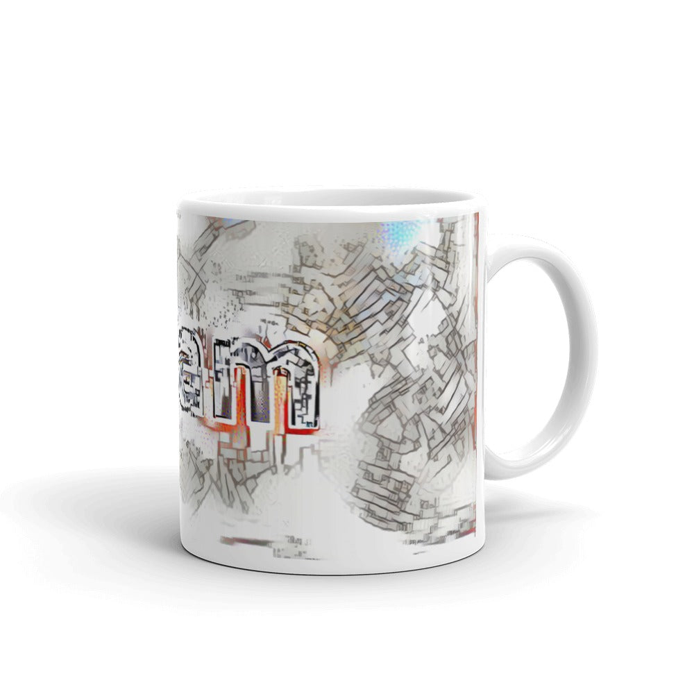 Adam Mug Frozen City 10oz left view