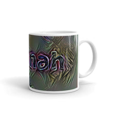 Load image into Gallery viewer, Hannah Mug Dark Rainbow 10oz left view