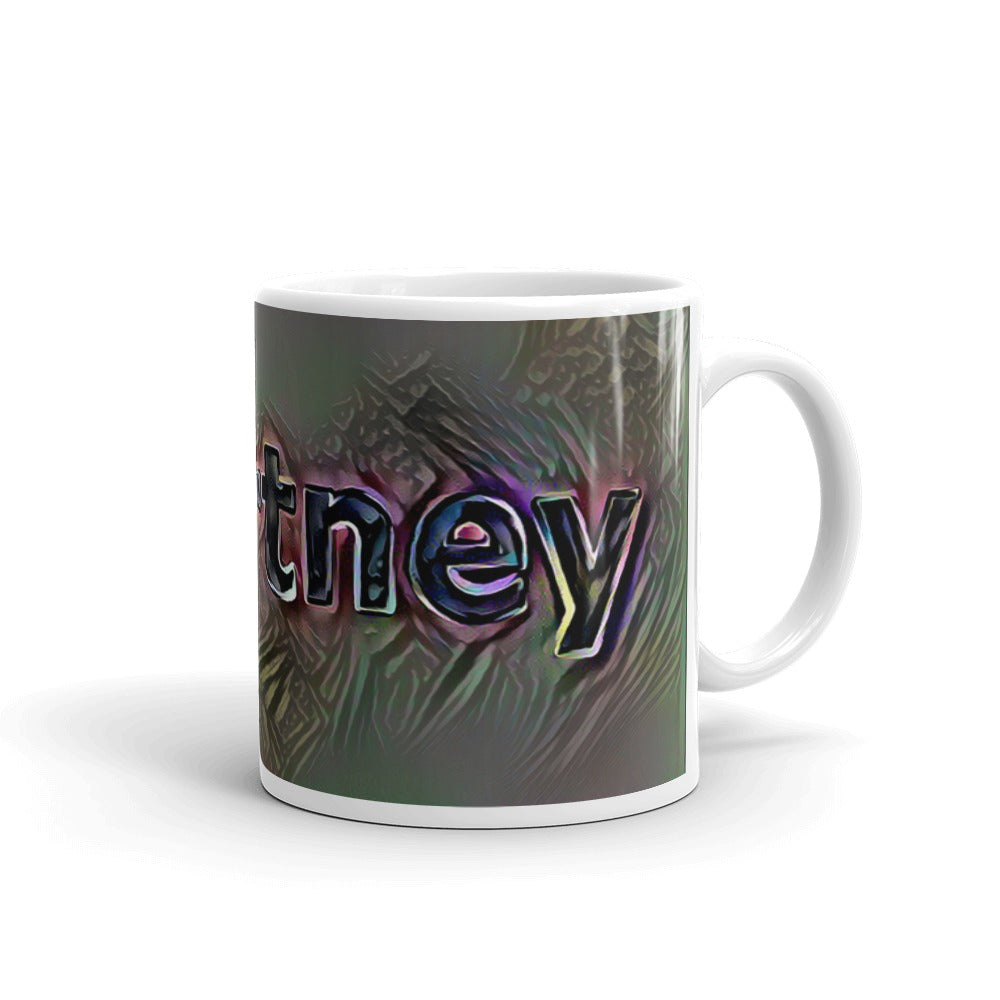 Courtney Mug Dark Rainbow 10oz left view
