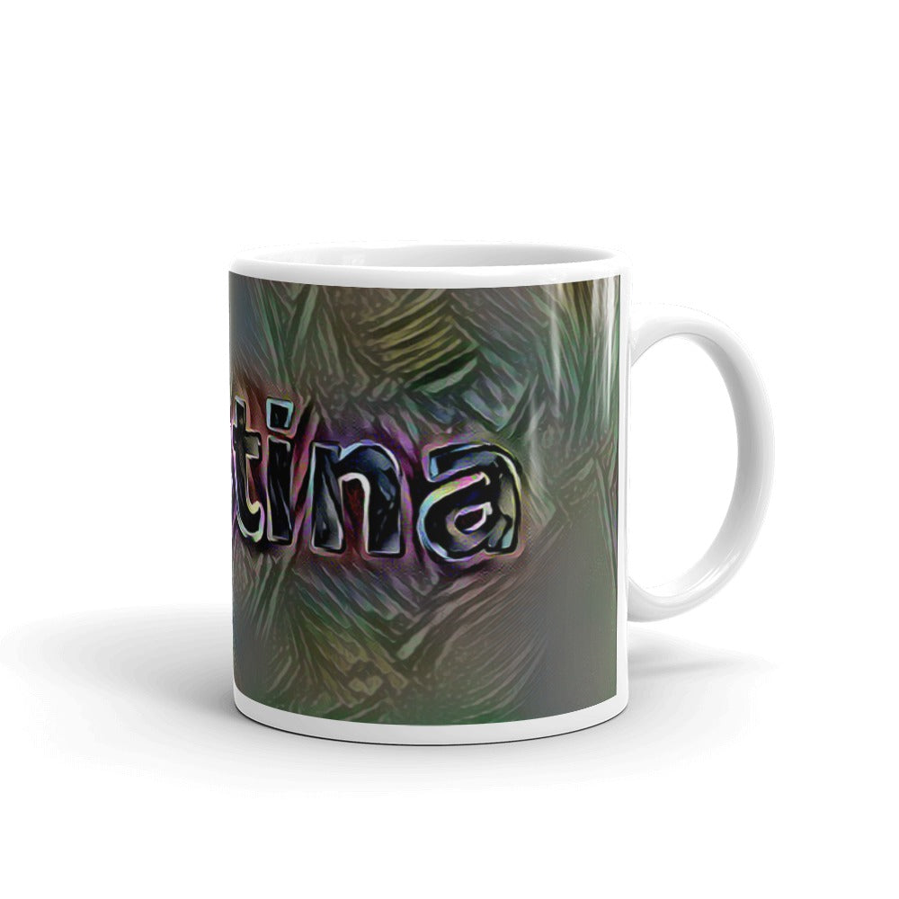 Kristina Mug Dark Rainbow 10oz left view