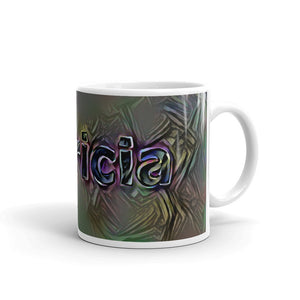 Patricia Mug Dark Rainbow 10oz left view