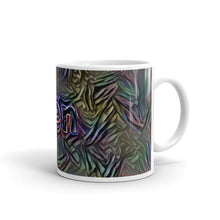 Load image into Gallery viewer, Len Mug Dark Rainbow 10oz left view