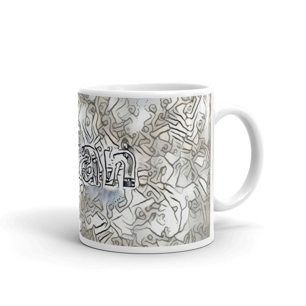 Arian Mug Perplexed Spirit 10oz left view
