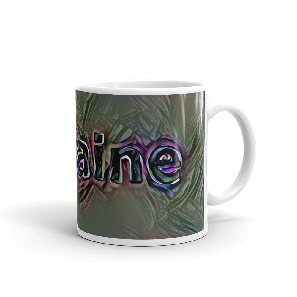 Lorraine Mug Dark Rainbow 10oz left view