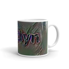 Load image into Gallery viewer, Carolyn Mug Dark Rainbow 10oz left view