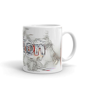Javion Mug Frozen City 10oz left view