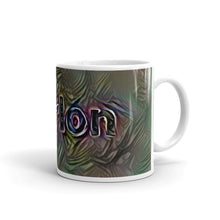 Load image into Gallery viewer, Marlon Mug Dark Rainbow 10oz left view