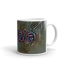 Load image into Gallery viewer, Sophia Mug Dark Rainbow 10oz left view