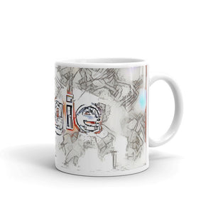 Angie Mug Frozen City 10oz left view