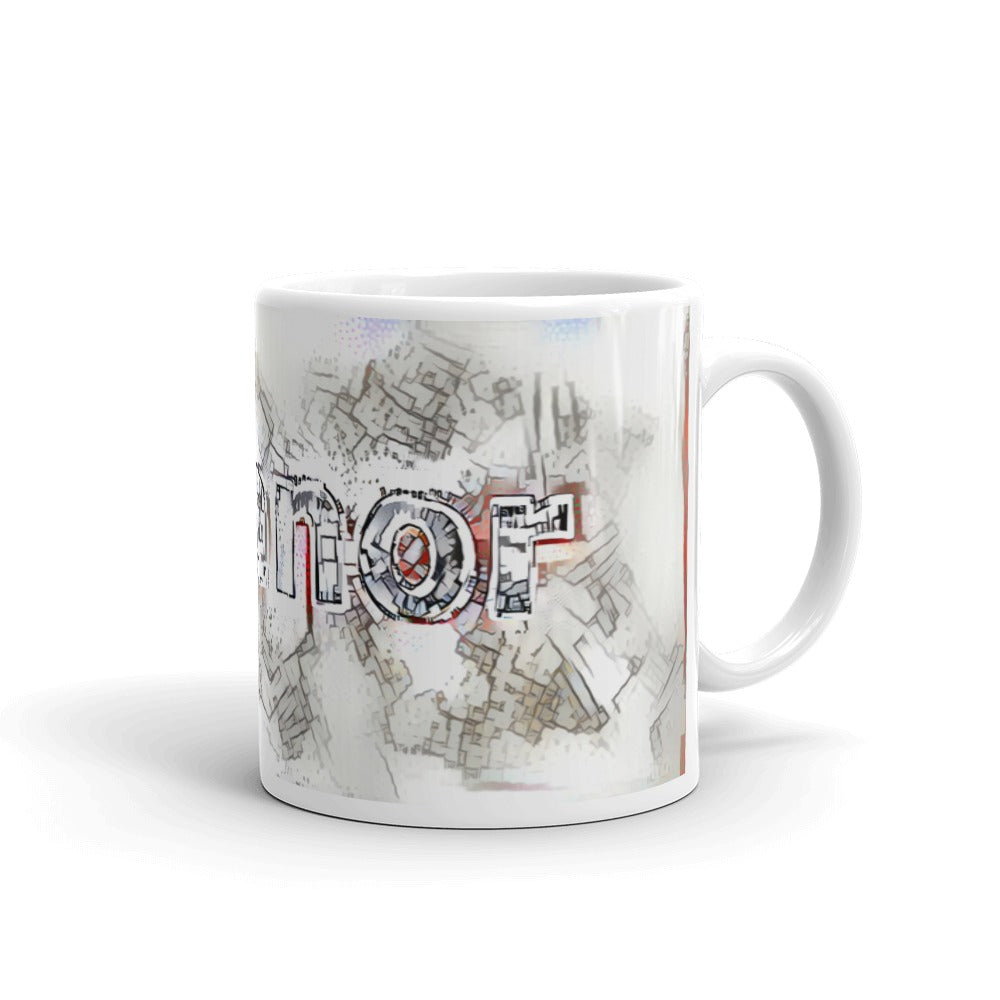 Eleanor Mug Frozen City 10oz left view