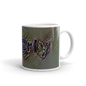 Beverly Mug Dark Rainbow 10oz left view