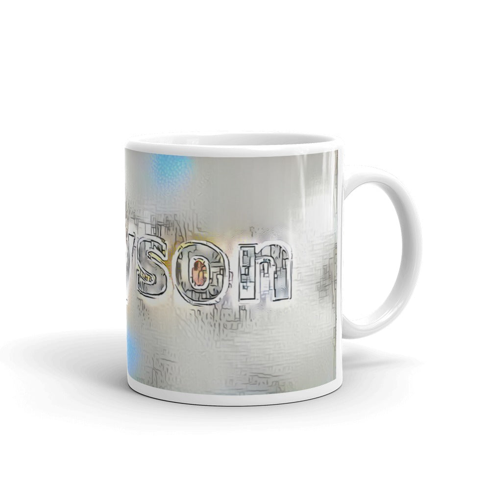 Grayson Mug Victorian Fission 10oz left view