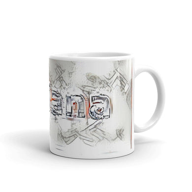 Adriana Mug Frozen City 10oz left view