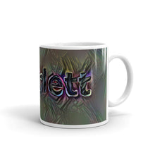 Load image into Gallery viewer, Scarlett Mug Dark Rainbow 10oz left view