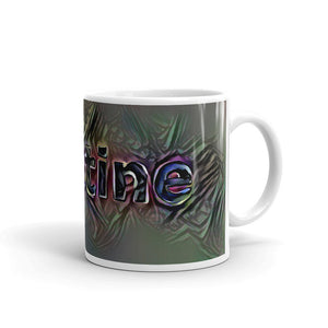 Kristine Mug Dark Rainbow 10oz left view