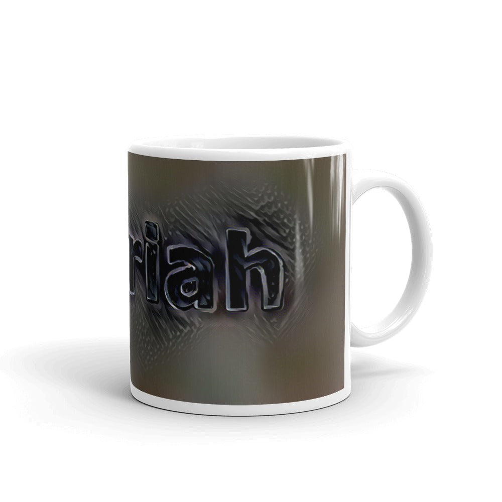 Azariah Mug Charcoal Pier 10oz left view