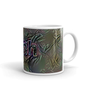 Dinh Mug Dark Rainbow 10oz left view