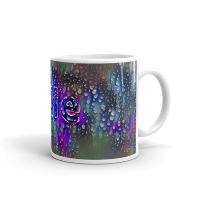 Allie Mug Wounded Pluviophile 10oz left view