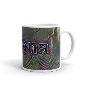 Viviana Mug Dark Rainbow 10oz left view