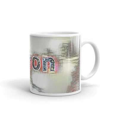 Aaron Mug Ink City Dream 10oz left view