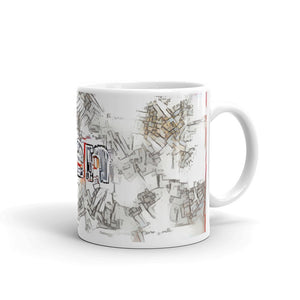 Ben Mug Frozen City 10oz left view