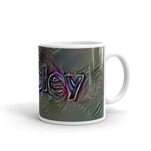 Paisley Mug Dark Rainbow 10oz left view