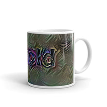 Load image into Gallery viewer, Harold Mug Dark Rainbow 10oz left view