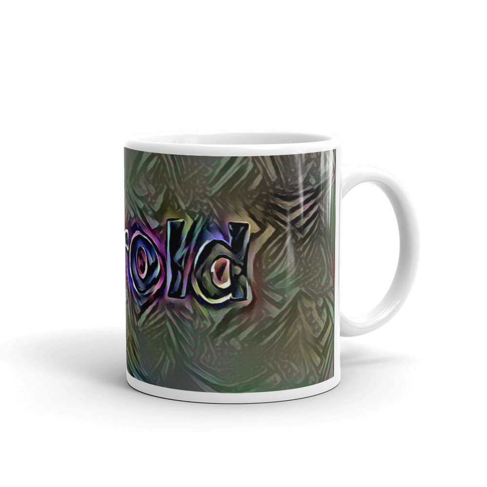 Harold Mug Dark Rainbow 10oz left view