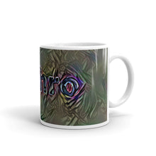 Load image into Gallery viewer, Jethro Mug Dark Rainbow 10oz left view