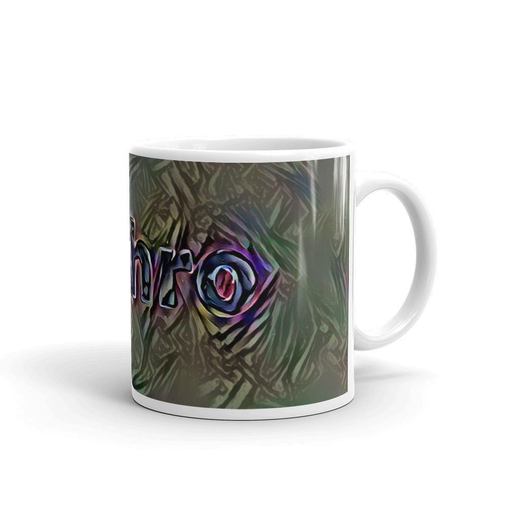Jethro Mug Dark Rainbow 10oz left view