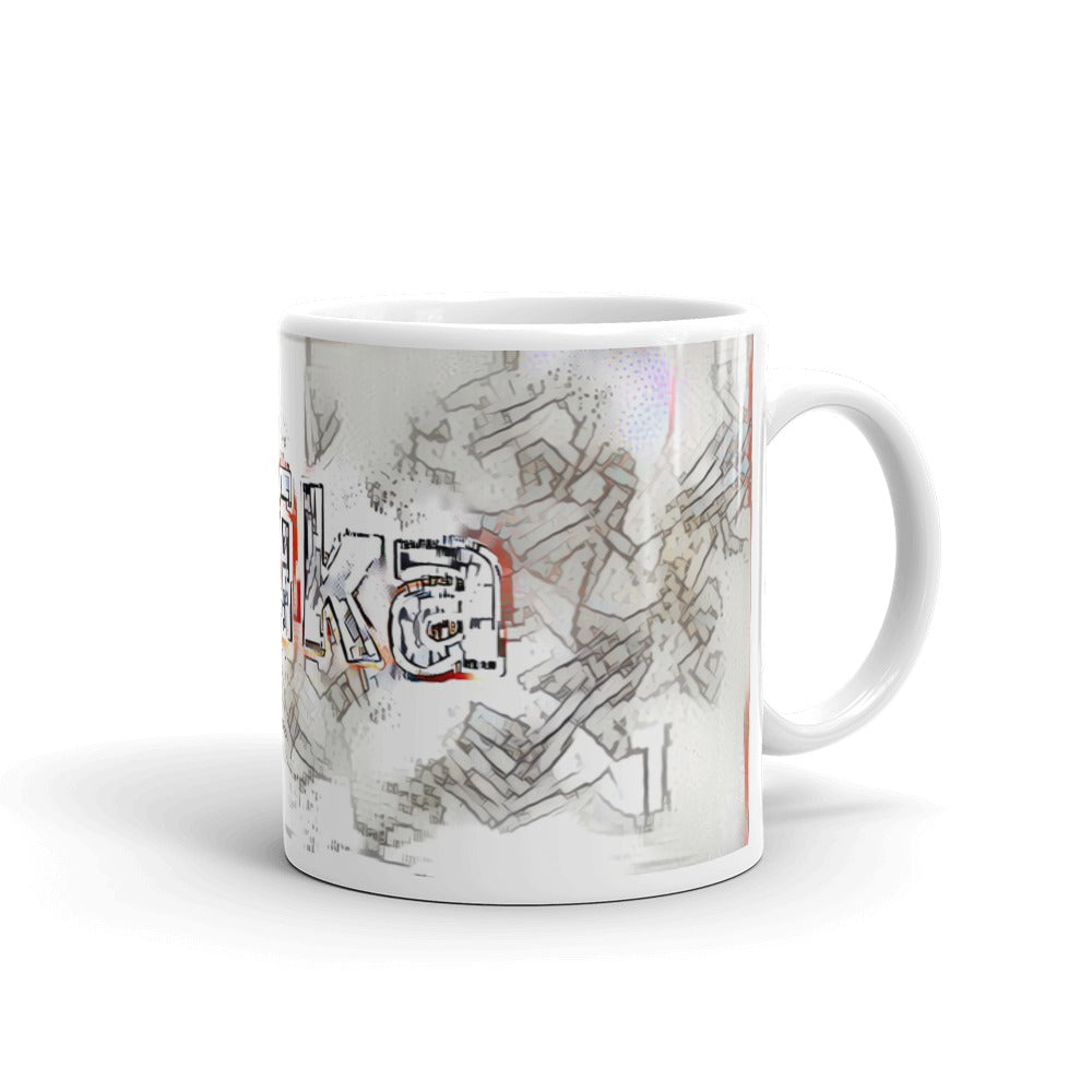 Anika Mug Frozen City 10oz left view