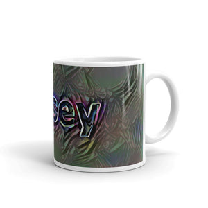 Casey Mug Dark Rainbow 10oz left view