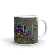 Load image into Gallery viewer, Jamal Mug Dark Rainbow 10oz left view