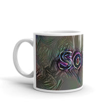 Load image into Gallery viewer, Sonja Mug Dark Rainbow 10oz right view