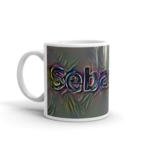 Sebastian Mug Dark Rainbow 10oz right view