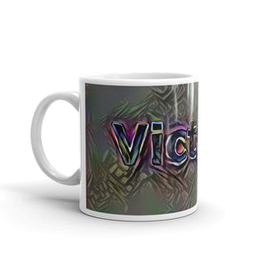 Victoria Mug Dark Rainbow 10oz right view