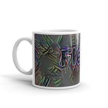 Load image into Gallery viewer, Fleur Mug Dark Rainbow 10oz right view