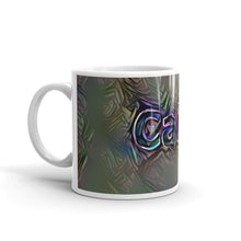 Load image into Gallery viewer, Cairo Mug Dark Rainbow 10oz right view