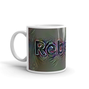 Rebekah Mug Dark Rainbow 10oz right view