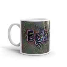 Load image into Gallery viewer, Ephraim Mug Dark Rainbow 10oz right view