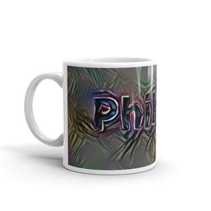 Phillipa Mug Dark Rainbow 10oz right view