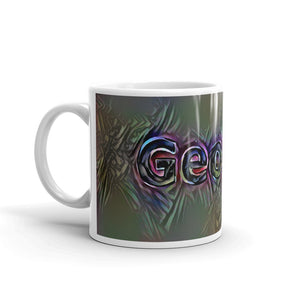 George Mug Dark Rainbow 10oz right view