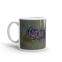 Load image into Gallery viewer, Sophie Mug Dark Rainbow 10oz right view