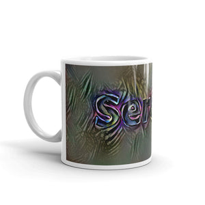 Serena Mug Dark Rainbow 10oz right view